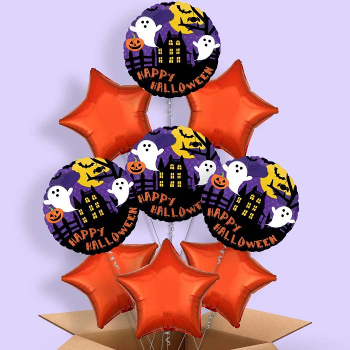 Halloween Helium Balloon in a Box (Bat) - 9 Balloon | Party Save Smile