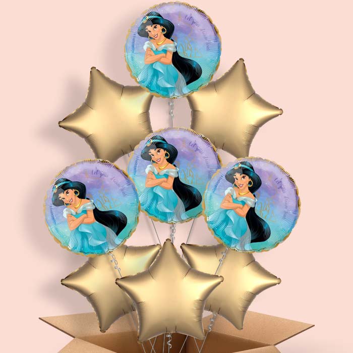 Princess Jasmine Helium Balloon in a Box - 9 Balloon | Party Save Smile