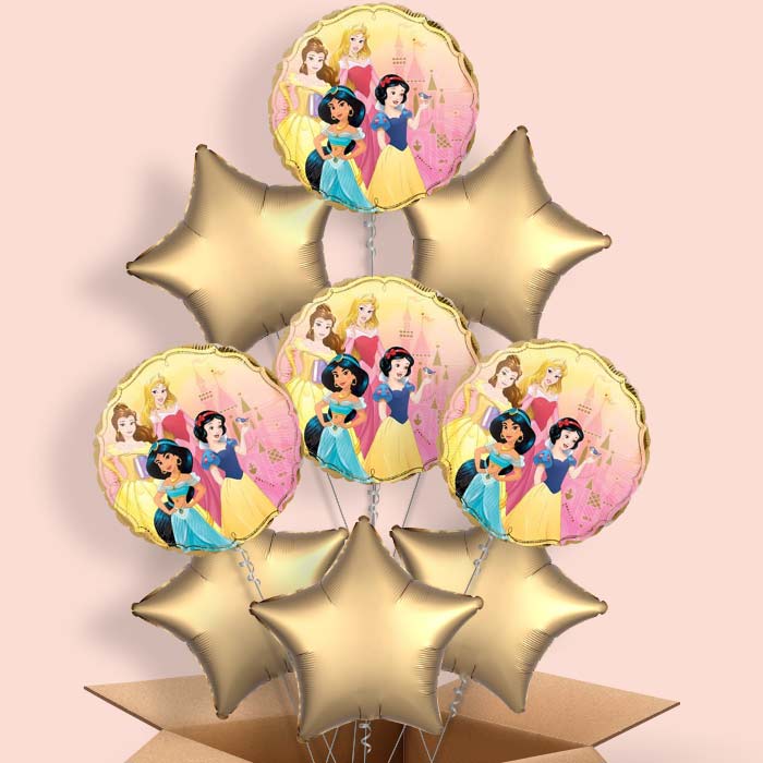 Disney Princess Helium Balloons Delivered - 9 Balloon | Party Save Smile