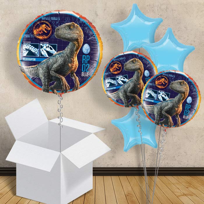 Jurassic World Helium Balloons in a Box (Kingdom) - 1 Balloon | Party Save Smile