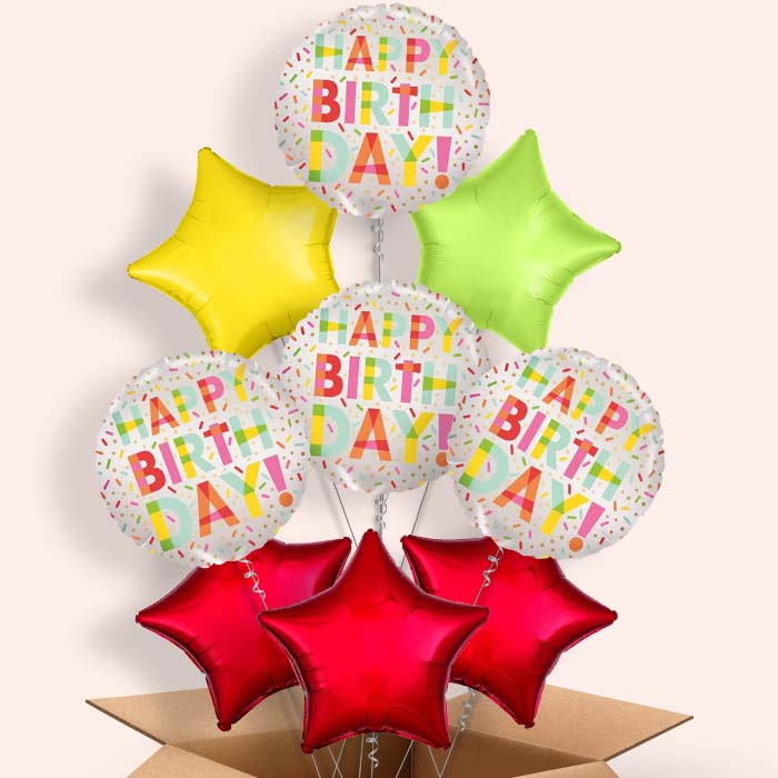 Sprinkles Donut Helium Balloon in a Box - 9 Balloon | Party Save Smile