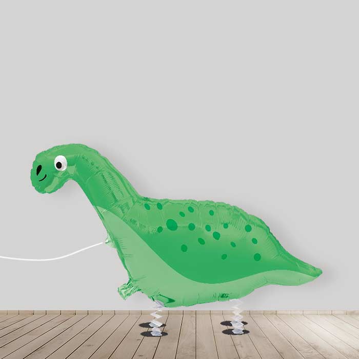 Inflated Brontosaurus Walking Dinosaur Shaped Balloons - Walking Balloon | Party Save Smile