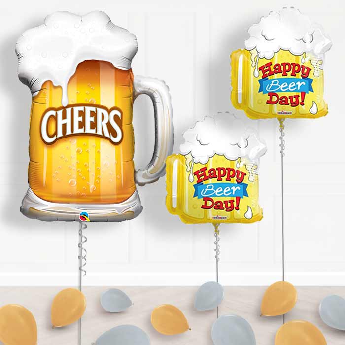 Beer Balloon Decoration Package in a Box - Package | Party Save Smile