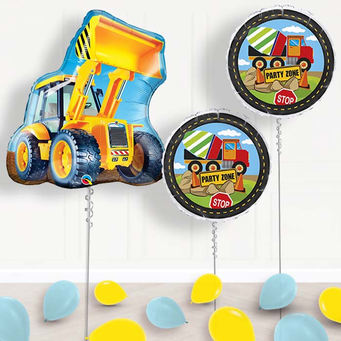 Digger Balloon Display in a Box Package - Package | Party Save Smile