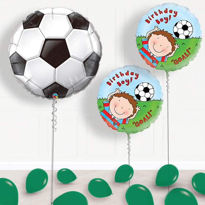 Inflated Football Helium Balloon Package in a Box - Package | Party Save Smile