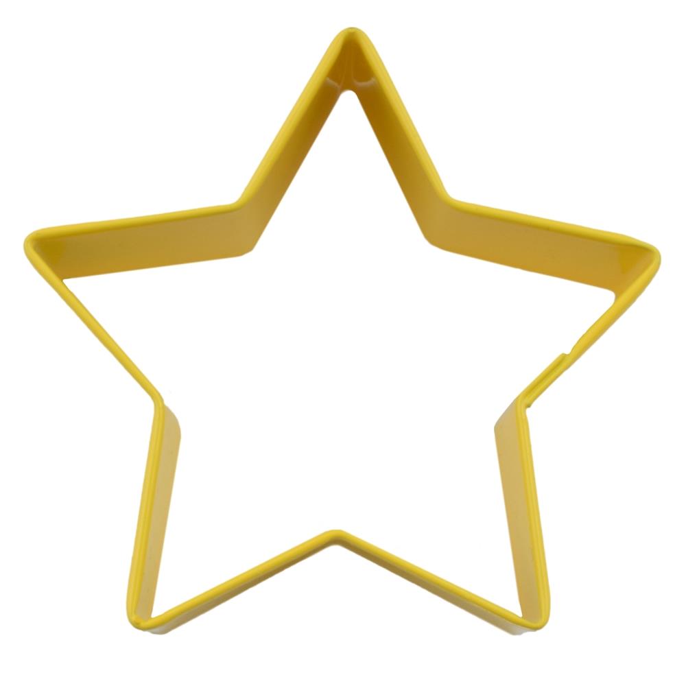 Yellow Star Shaped Cookie Cutter: Biscuit Cutter 7cm | Party Save Smile