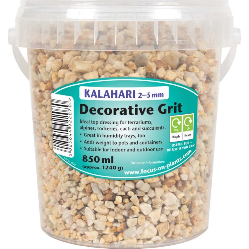Kalahari Decorative Stones for House Plants 2-5 mm 850 ml | Party Save Smile