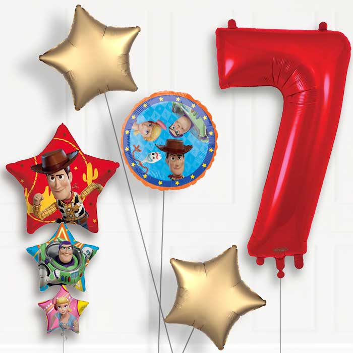 Toy Story 7th Birthday Helium Balloon Package
