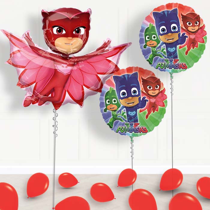 Inflated PJ Masks Owlette Helium Balloon Package in a Box - Package | Party Save Smile