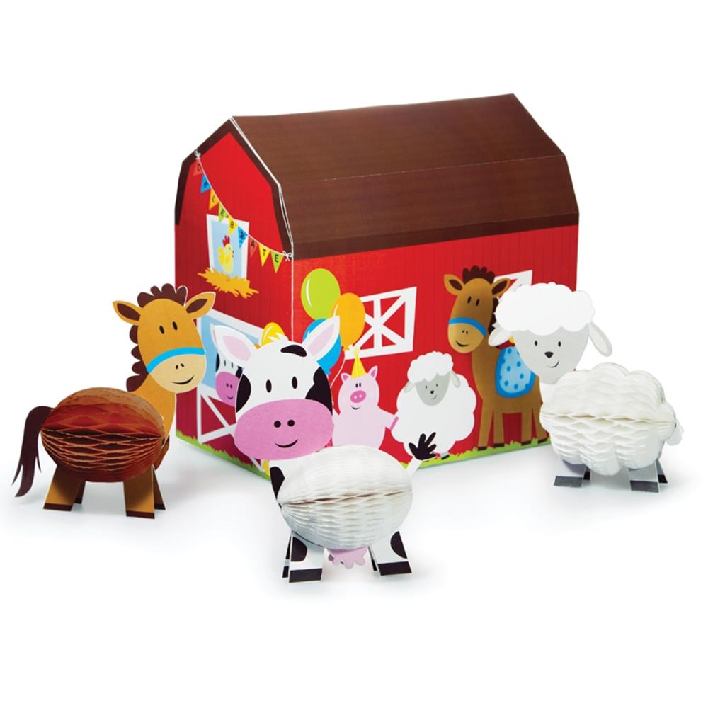 Farm Themed Party Table Decorations Pack of 4 | Party Save Smile