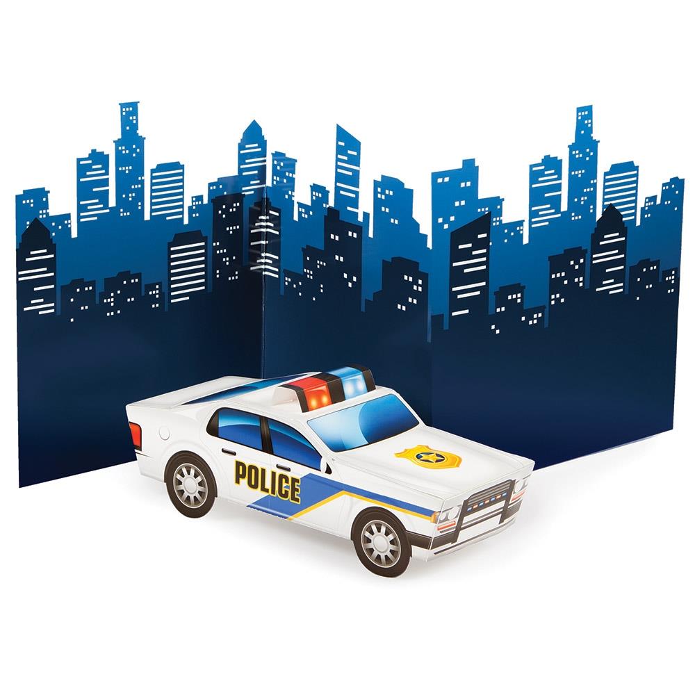 Police Party Table Centrepiece 2 Pack | Party Save Smile