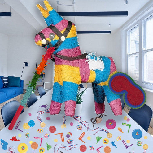 Donkey Pinata Party Kit with Favours and Confetti | Party Save Smile