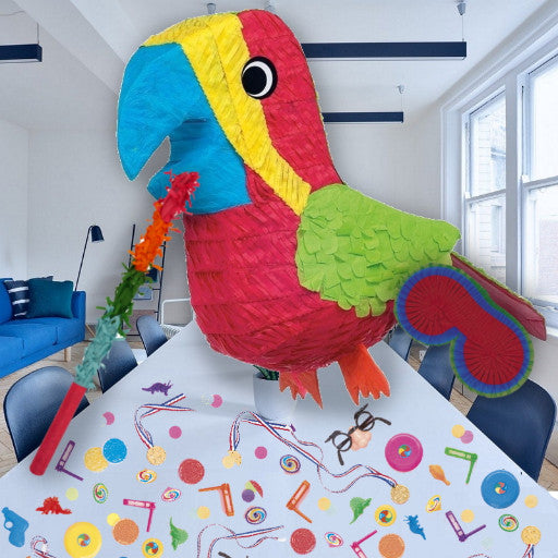 Parrot Pinata Party Kit with Favours and Confetti | Party Save Smile