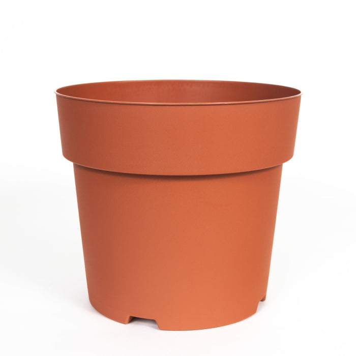21cm Plastic House Plant Pot: Terracotta | Party Save Smile