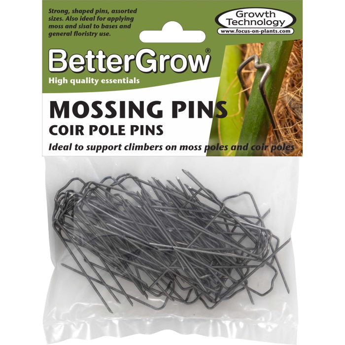 BetterGrow Mossing Pins Pack of 50 | Party Save Smile