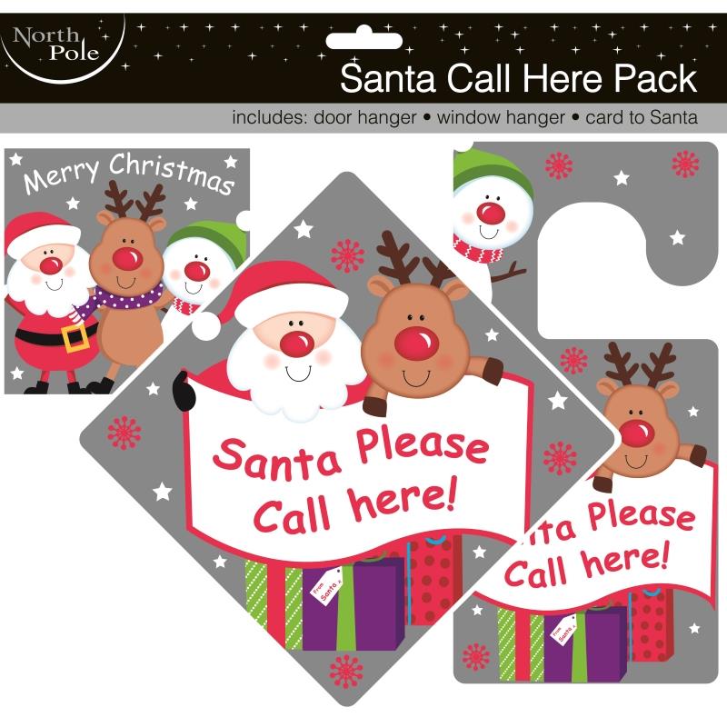 Santa Call Here Pack Letter | Party Save Smile