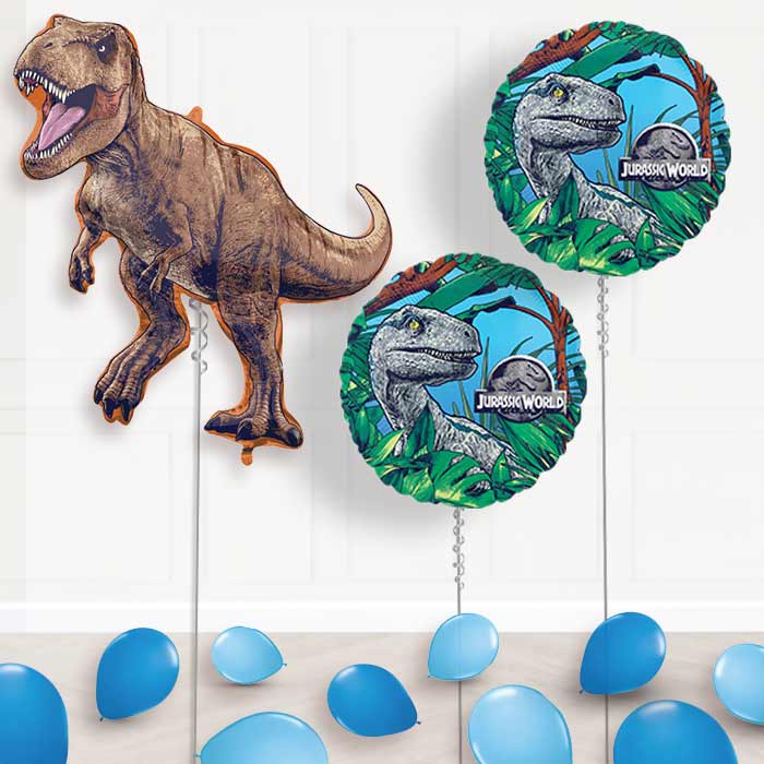 Jurassic World Dominion Balloon Package Delivered Inflated