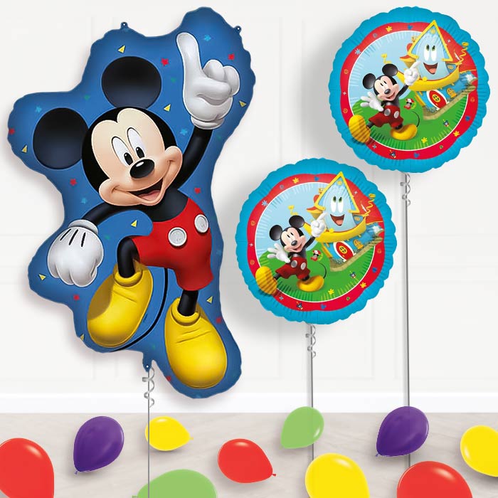 Mickey Mouse Jumping Balloon Display Package Delivered Inflated | Balloon Package | Party Save Smile