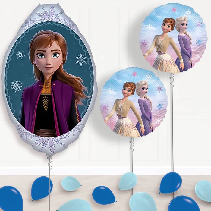 Frozen Anna Balloon Display Package Delivered Inflated | Balloon Package | Party Save Smile