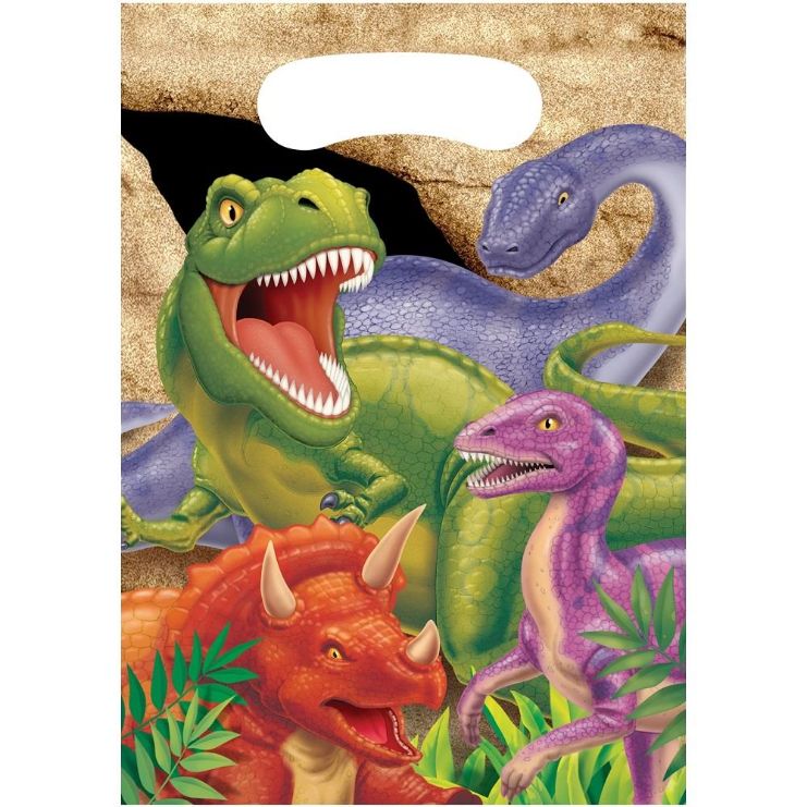 Dinosaur Blast Party Bags Pack of 8 | Party Save Smile