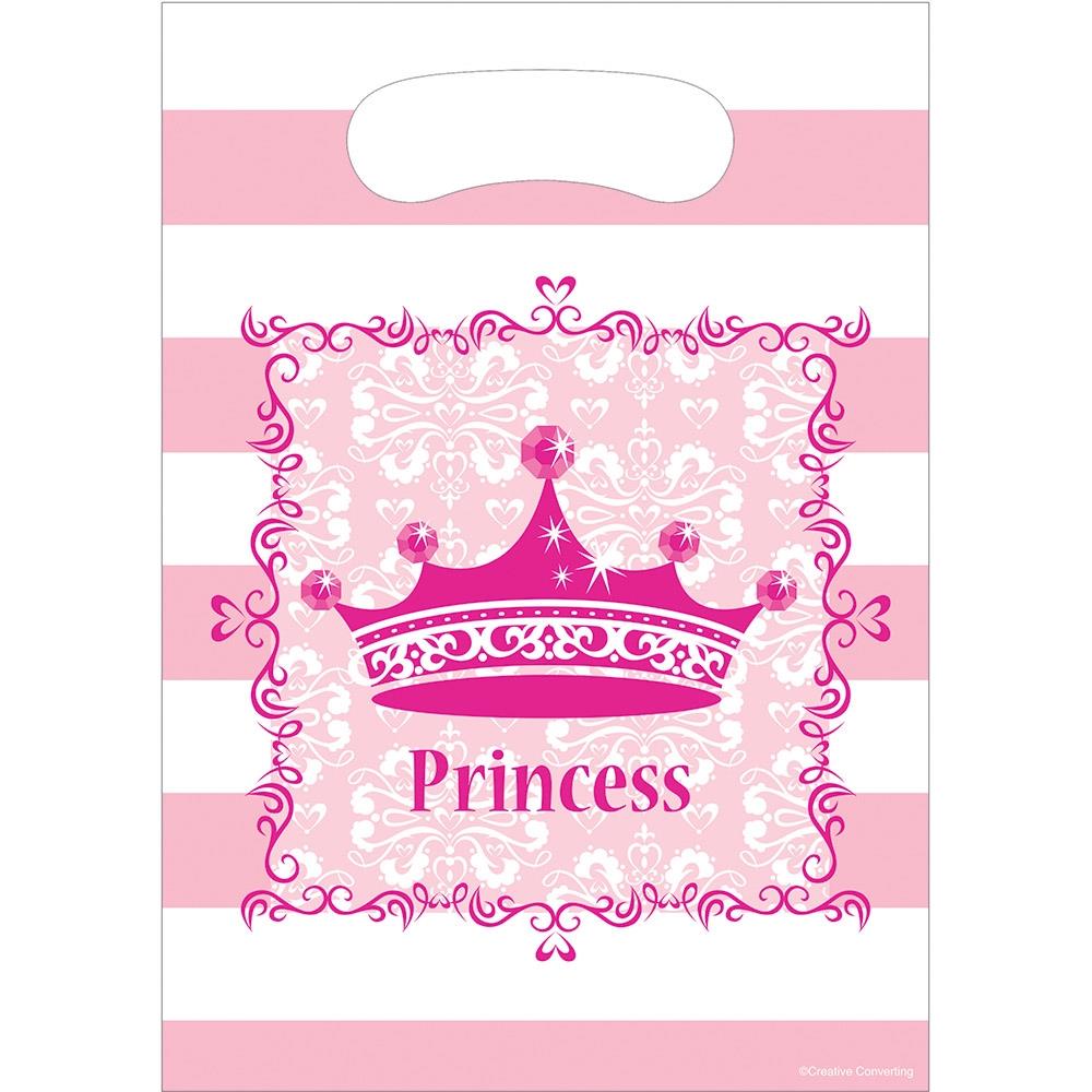 Princess Royalty Party Favour Loot Bags Pack of 8 | Party Save Smile