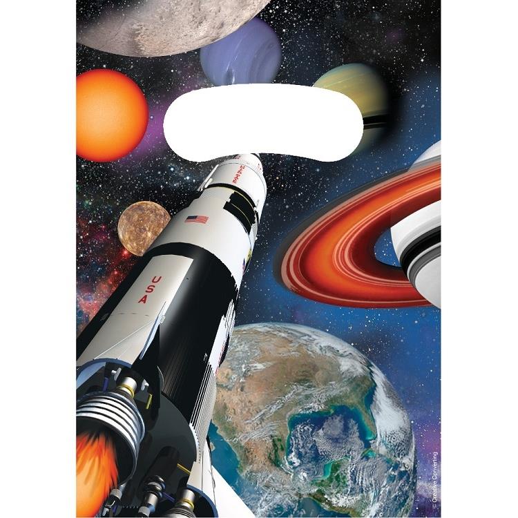 Space Themed Party Bags Pack of 8 | Party Save Smile