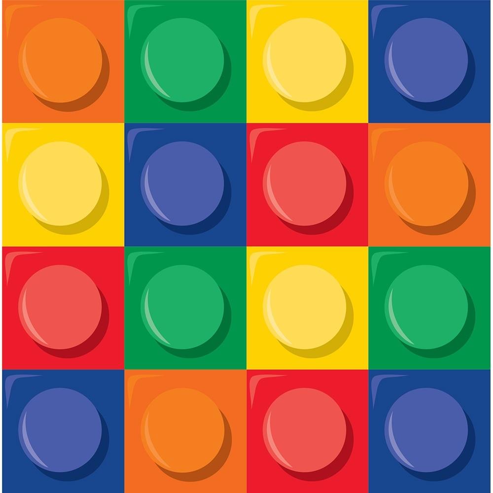 Building Block Napkins Pack of 16 | Party Save Smile