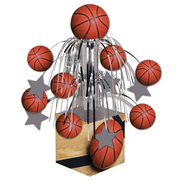Basketball Party Cascade Table Centrepiece Decoration 30cm | Party Save Smile