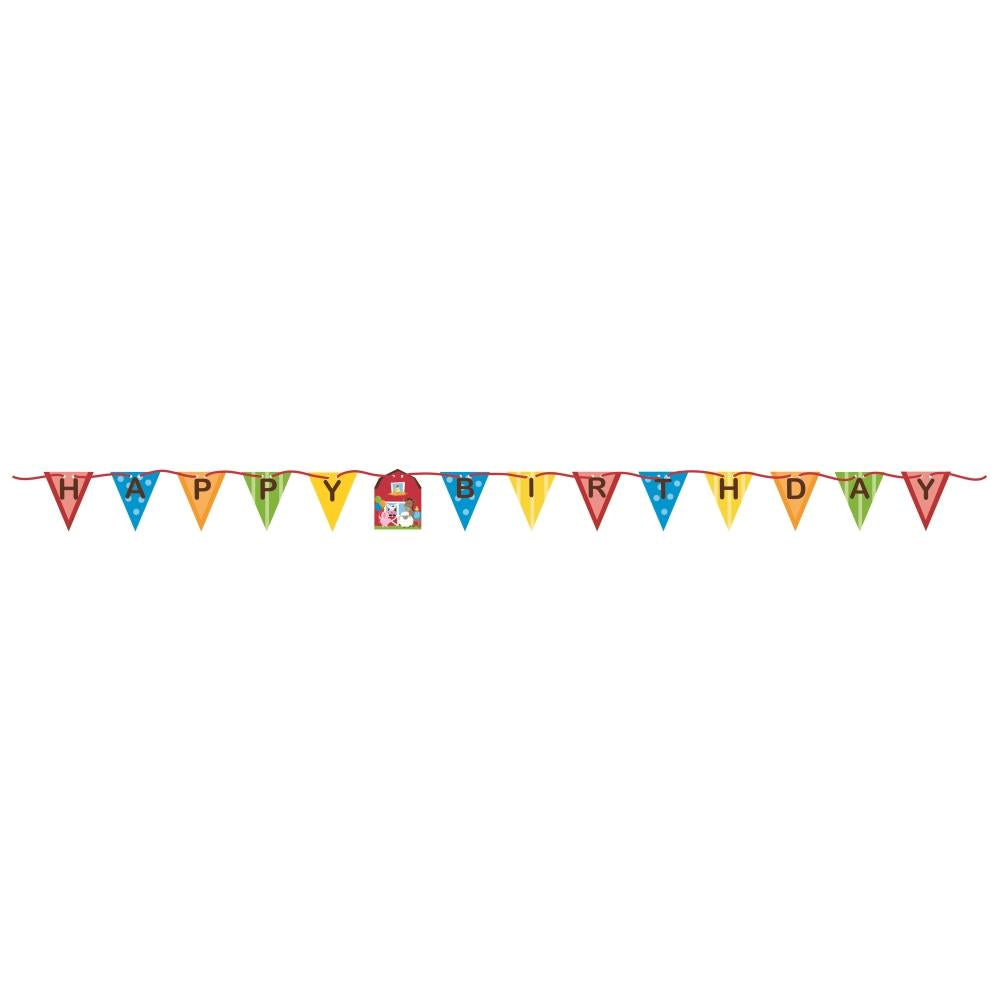 Farm Birthday Banner 2.3 metres | Party Save Smile