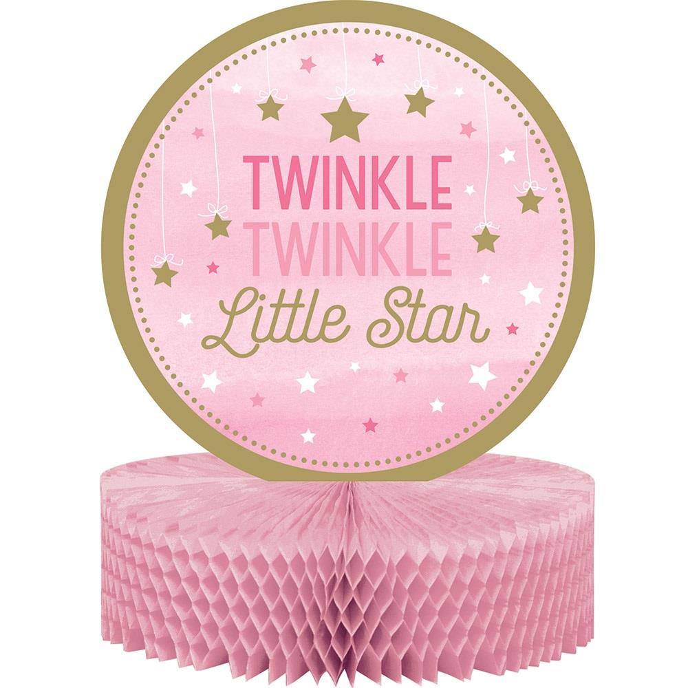 Pink Twinkle Little Star Centrepieces 30cm | Party Save Smile