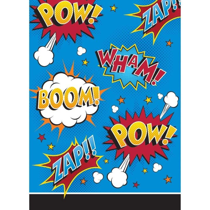 Superhero Slogans Party Bags Pack of 8 | Party Save Smile