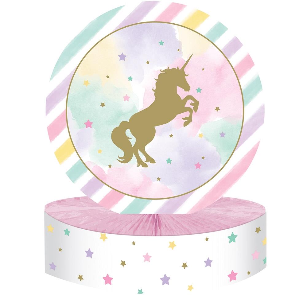 Unicorn Sparkle Party Honeycomb Table Centrepiece Decoration | Party Save Smile
