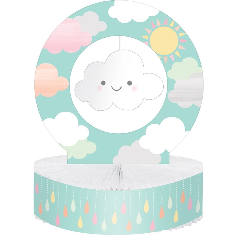 Sunshine Cloud Table Decorations: Baby Shower 30cm | Party Save Smile