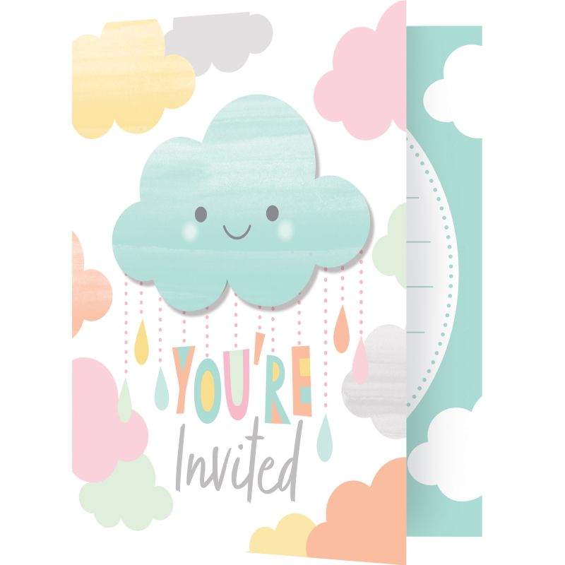 Sunshine Baby Shower Invitations Pack of 8 | Party Save Smile