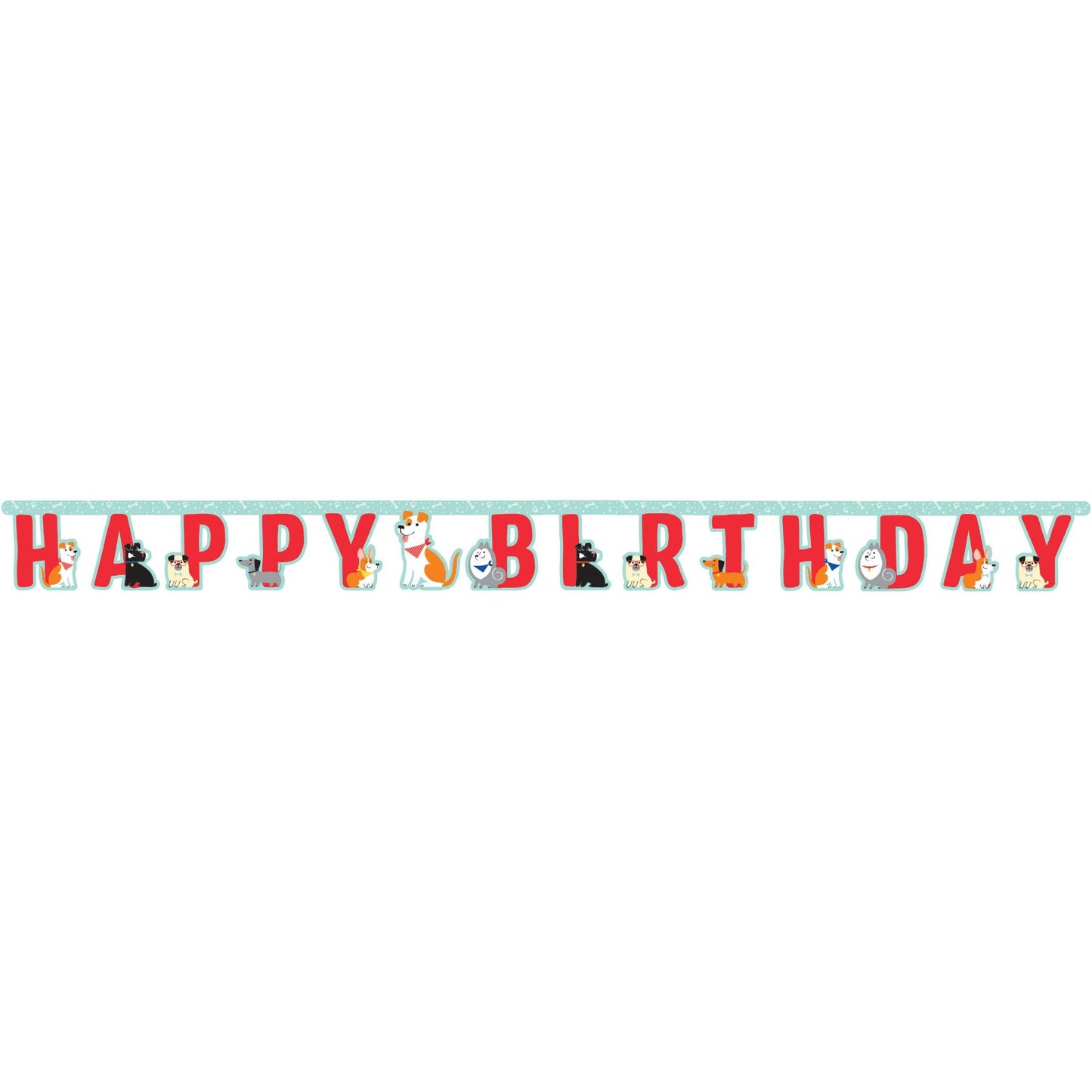 Dog Birthday Banner 2.2 metres | Party Save Smile