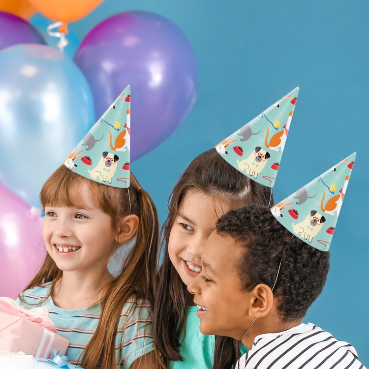 Dog Party Hats Pack of 8 | Party Save Smile