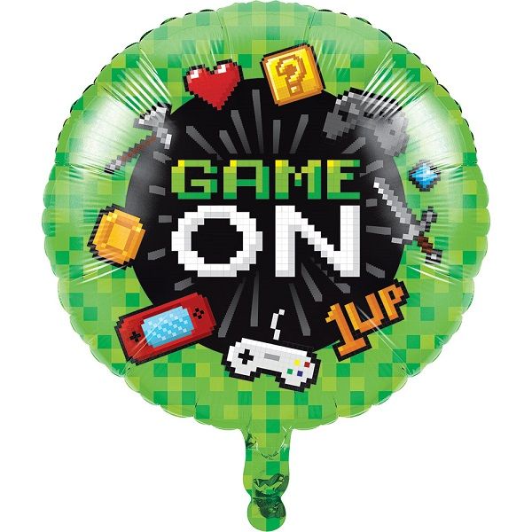 Game On Foil Balloon 18 inches | Party Save Smile