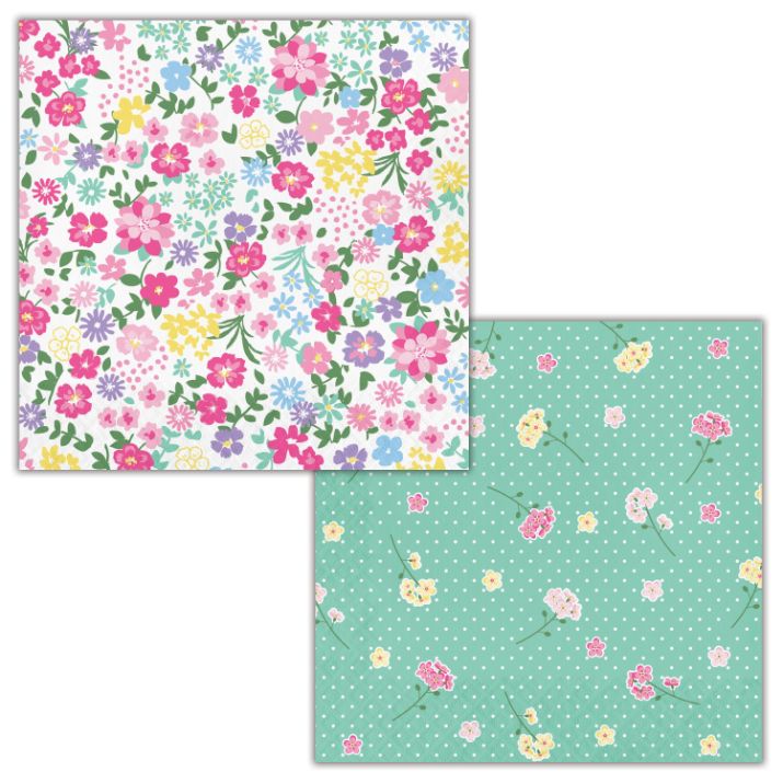 Floral Tea Party Napkins Serviettes Pack of 16 | Party Save Smile