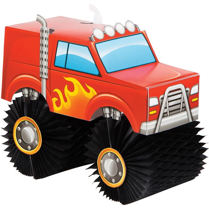 Monster Truck Party Table Centrepiece 25cm | Party Save Smile