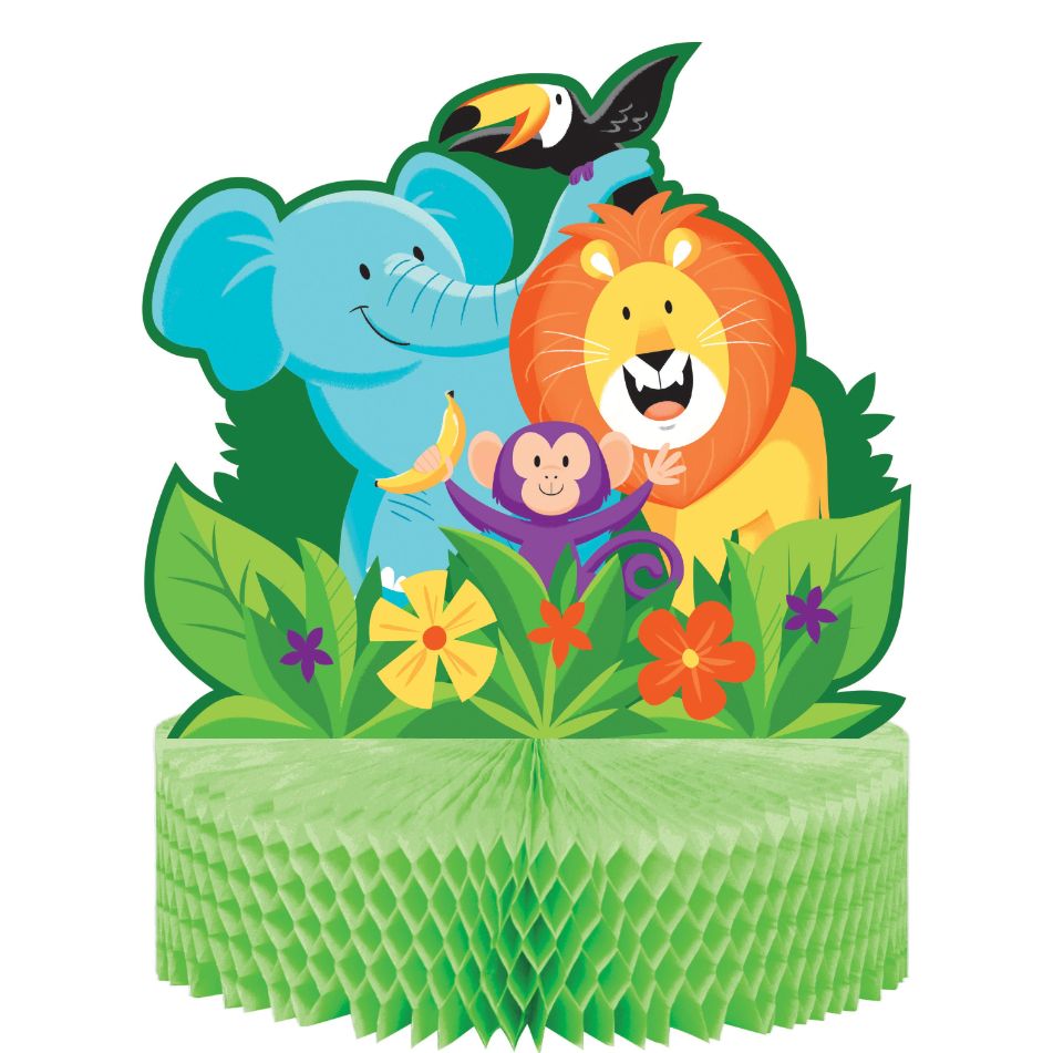 Jungle Safari Party Honeycomb Table Centrepiece Decoration | Party Save Smile