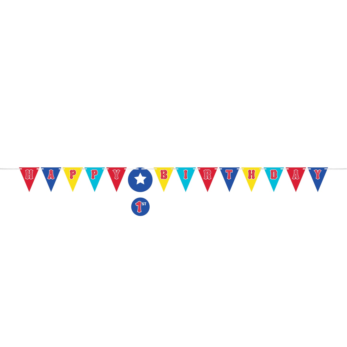 Circus Birthday Banner: Customisable Banner | Party Save Smile