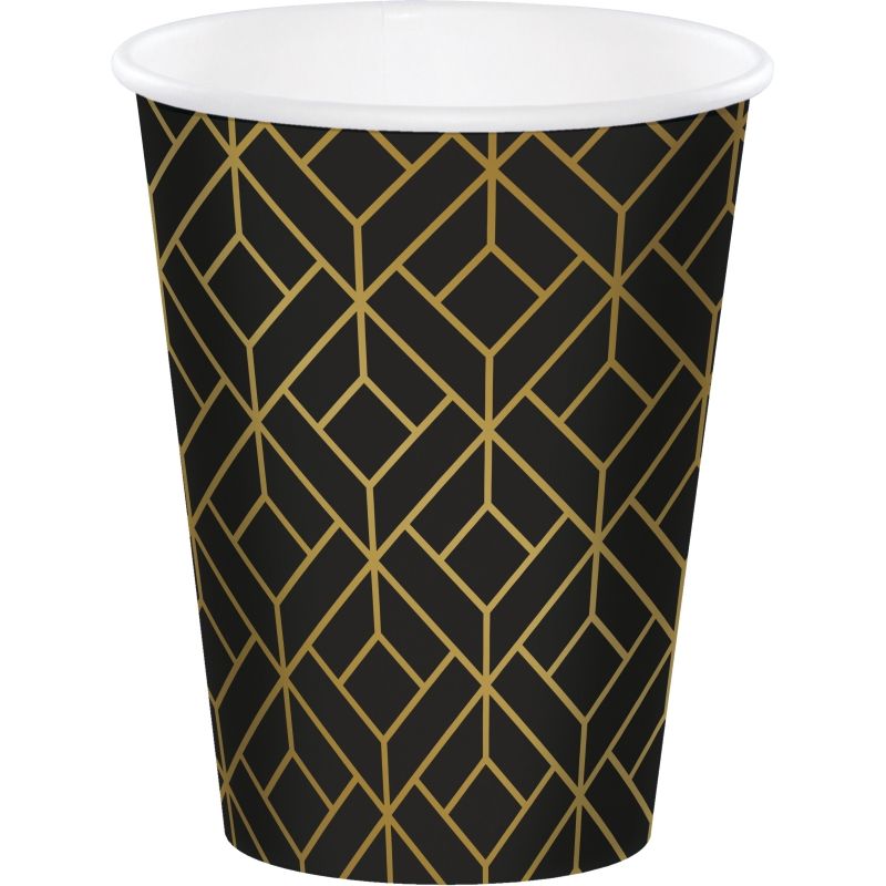 1920s Roaring Twenties Party Cups Pack of 8 | Party Save Smile