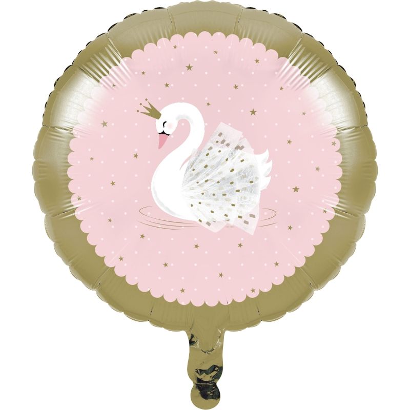 Stylish Swan Party Foil Balloon 18 Inch | Party Save Smile