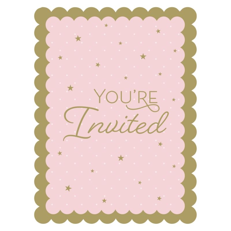 Swan Party Invitations & Envelopes Pack of 8 Invites | Party Save Smile