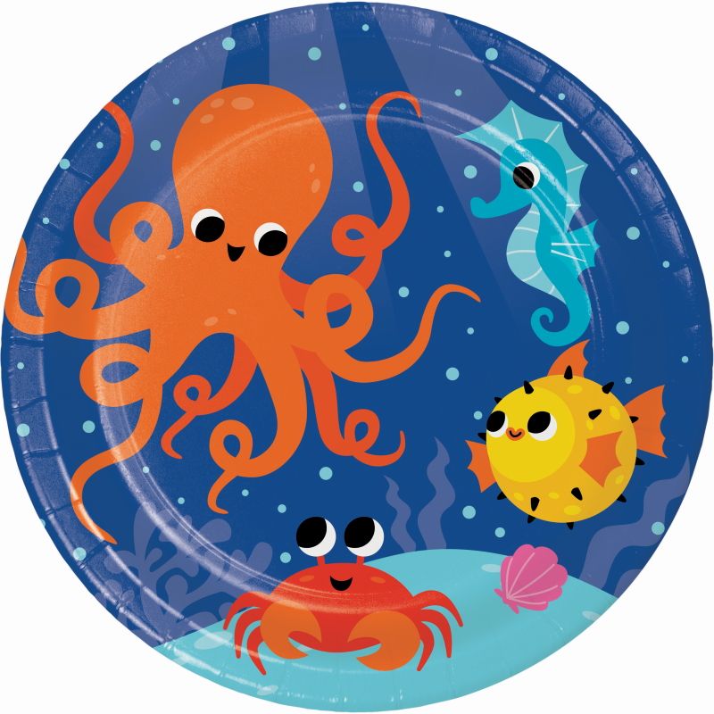 Under the Sea Birthday Party Pack: Tableware & Decoration Kit