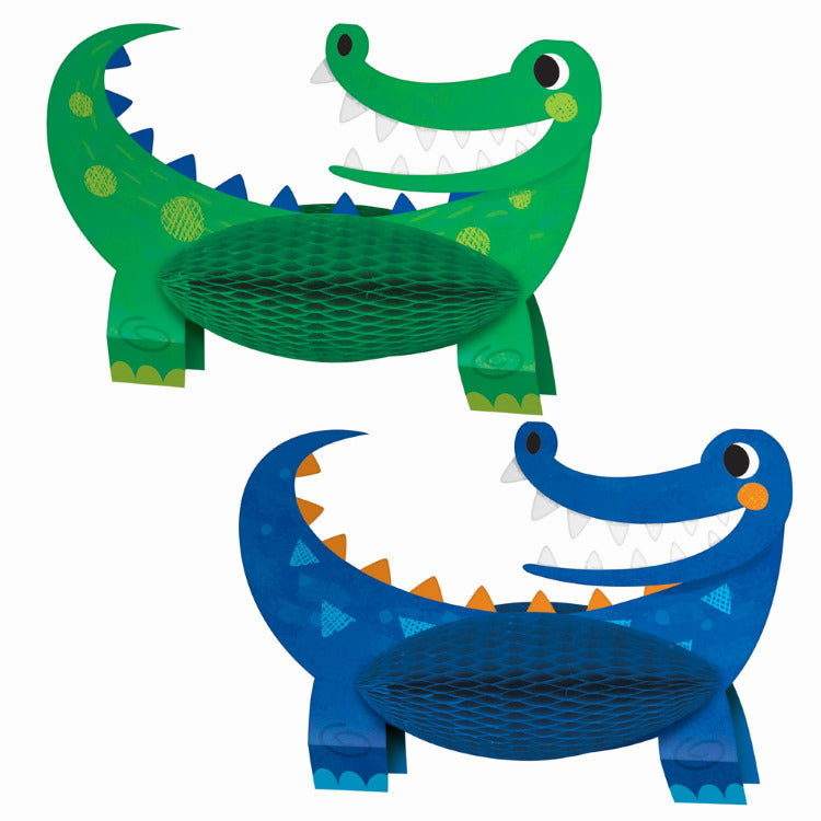 Alligator Party Table Centrepiece Pack of 2 | Party Save Smile
