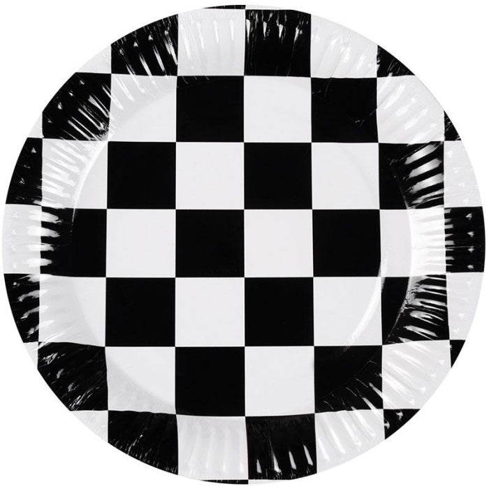 Motorsport Chequered Flag Party Pack: Tableware Party Kit