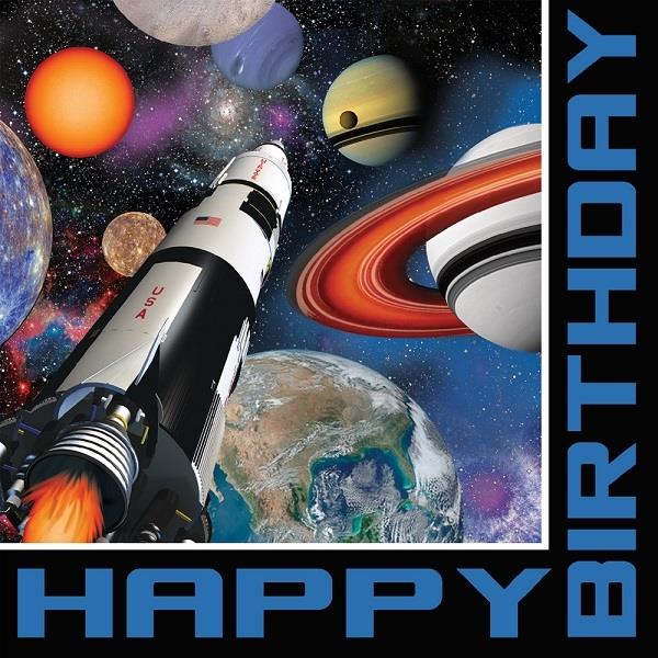 Space Party Plates and Napkins Party Pack
