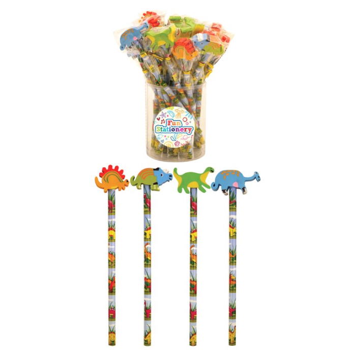 Dinosaur Pencil with Eraser Party Bag Fillers | Party Save Smile