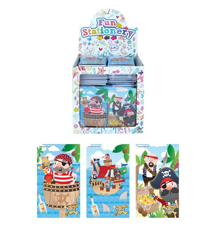 Boys Pirate Notebook Party Bag Filler Favour | Party Save Smile
